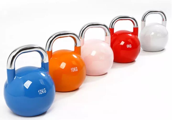 Yarışma kettlebell'leri: yeni bir egzersiz yolu